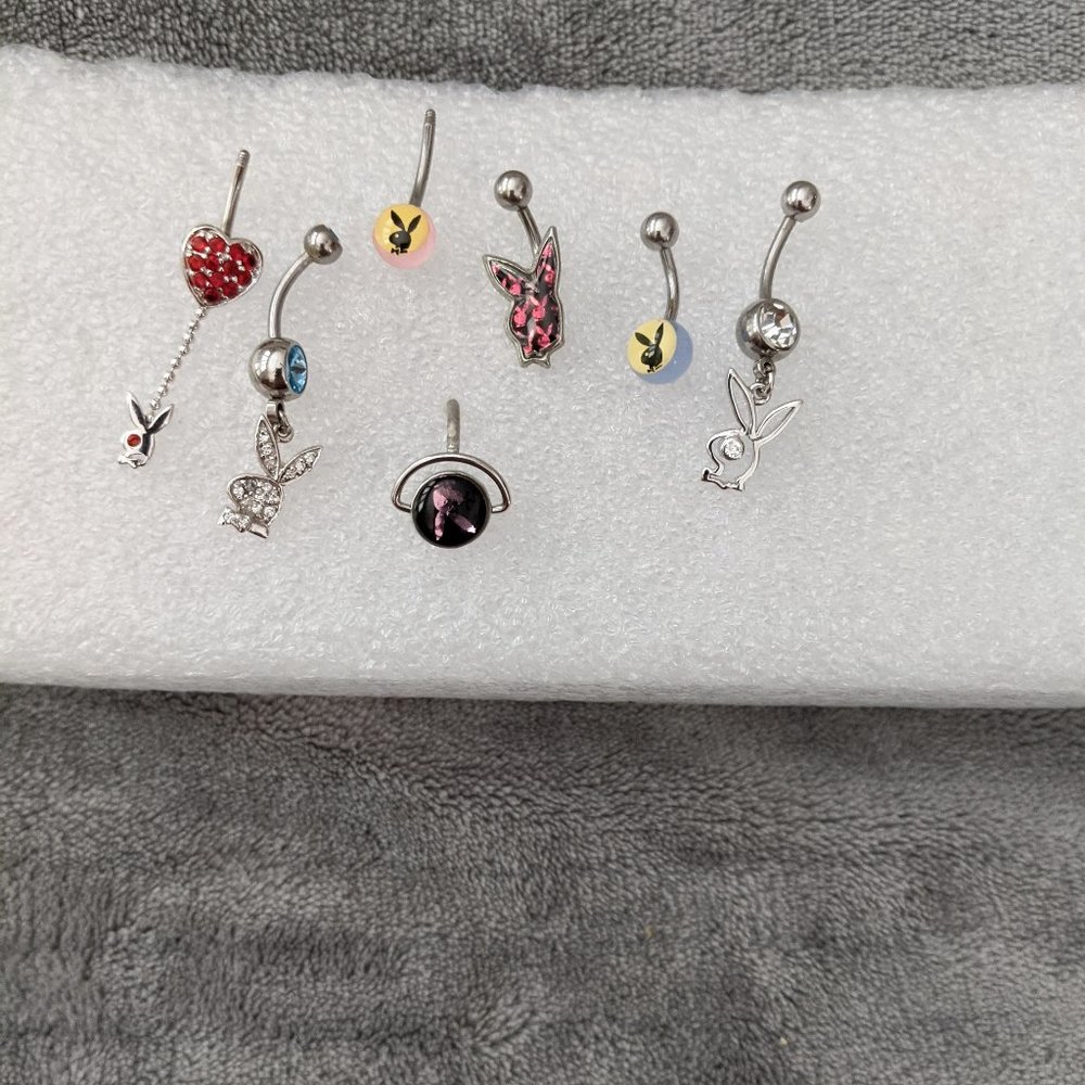 Playboy Bunny Navel Belly Rings